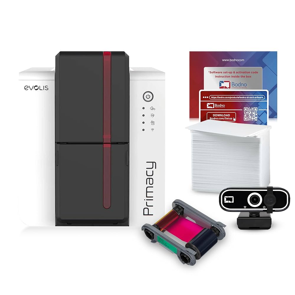 Amazon.co.jp: Bodno Evolis Primacy 両面IDカードプリンター